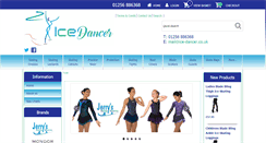 Desktop Screenshot of ice-dancer.co.uk